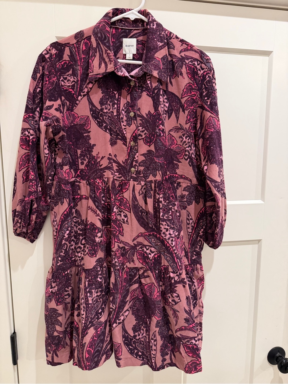 Maeve Bettina Corduroy Dress
